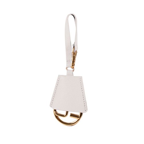 Bag Charm Couro Brulee Com Mandala