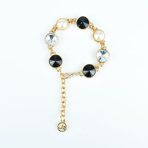 Pulseira Corrente Pedrarias Pérola