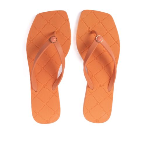 Flat Laranja Botão JB