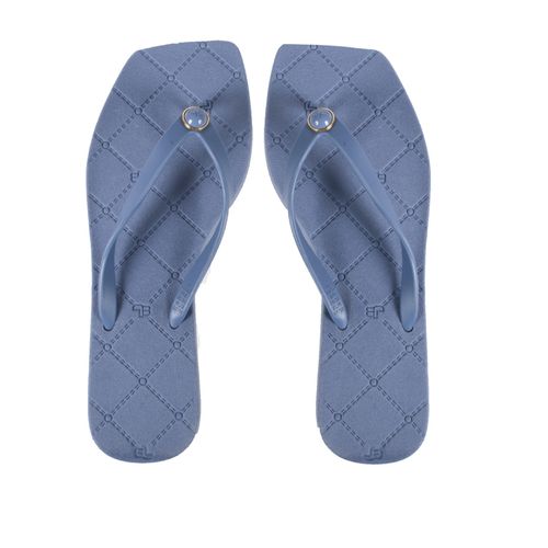 Flat Azul Horizon Botão JB