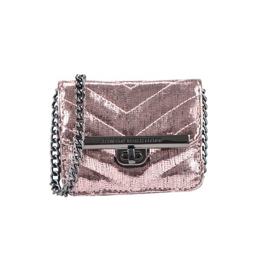 Mini Bag Rosa Antique Metalizado Matelassê