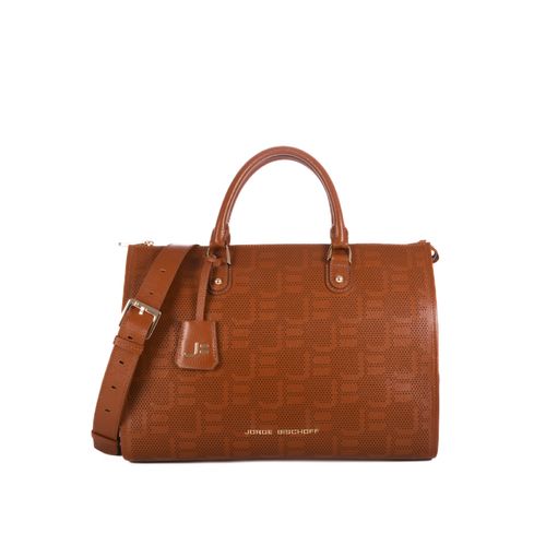 Bolsa Baú Grande Caramelo Canela JB Couro