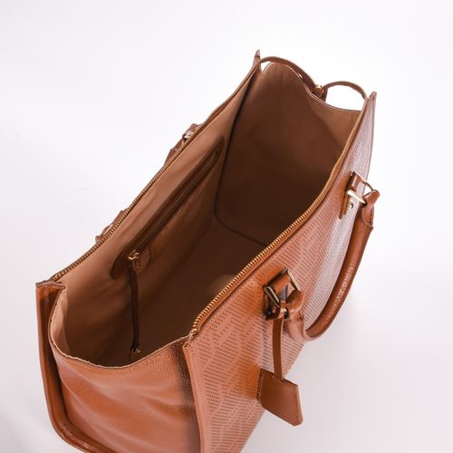 Bolsa Baú Grande Caramelo Canela JB Couro