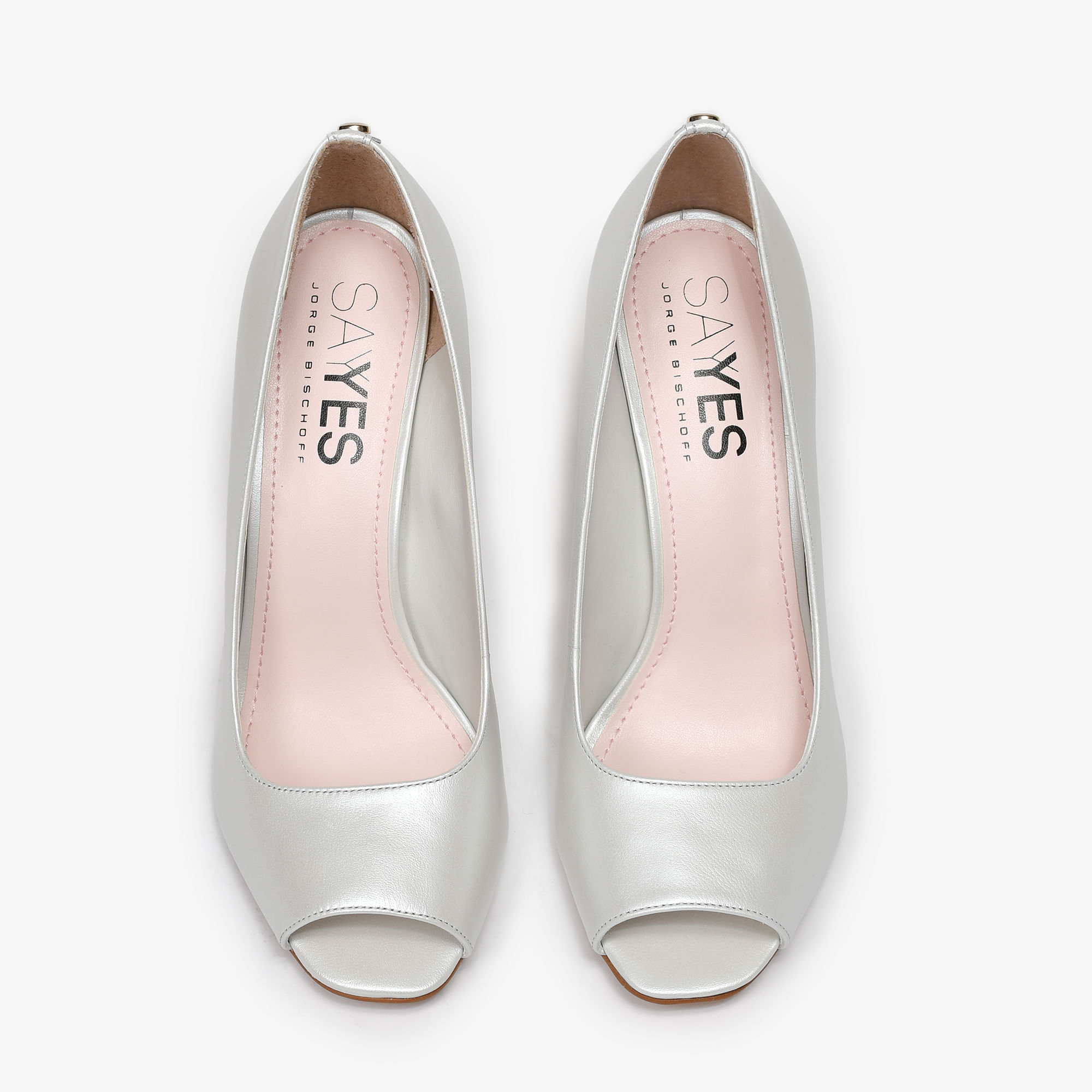 Peep Toe Linha Noivas Jorge Bischoff Sapato Linha Noiva Jorge