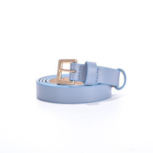 Cinto Quadril Carteira 2 Em 1 Azul Jeans Couro