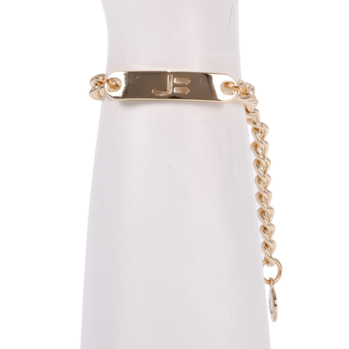 Pulseira Corrente Metal Jb Dourado