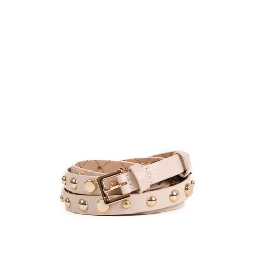 Cinto Quadril Off White Brulée Metal Dourado Couro