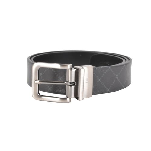 Cinto Masculino Monograma Preto Reversível