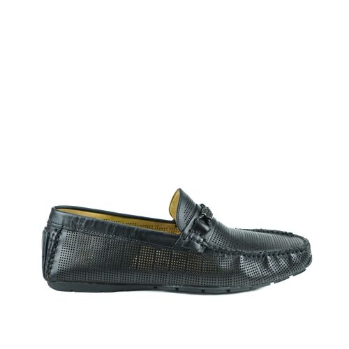 Mocassim Preto Couro