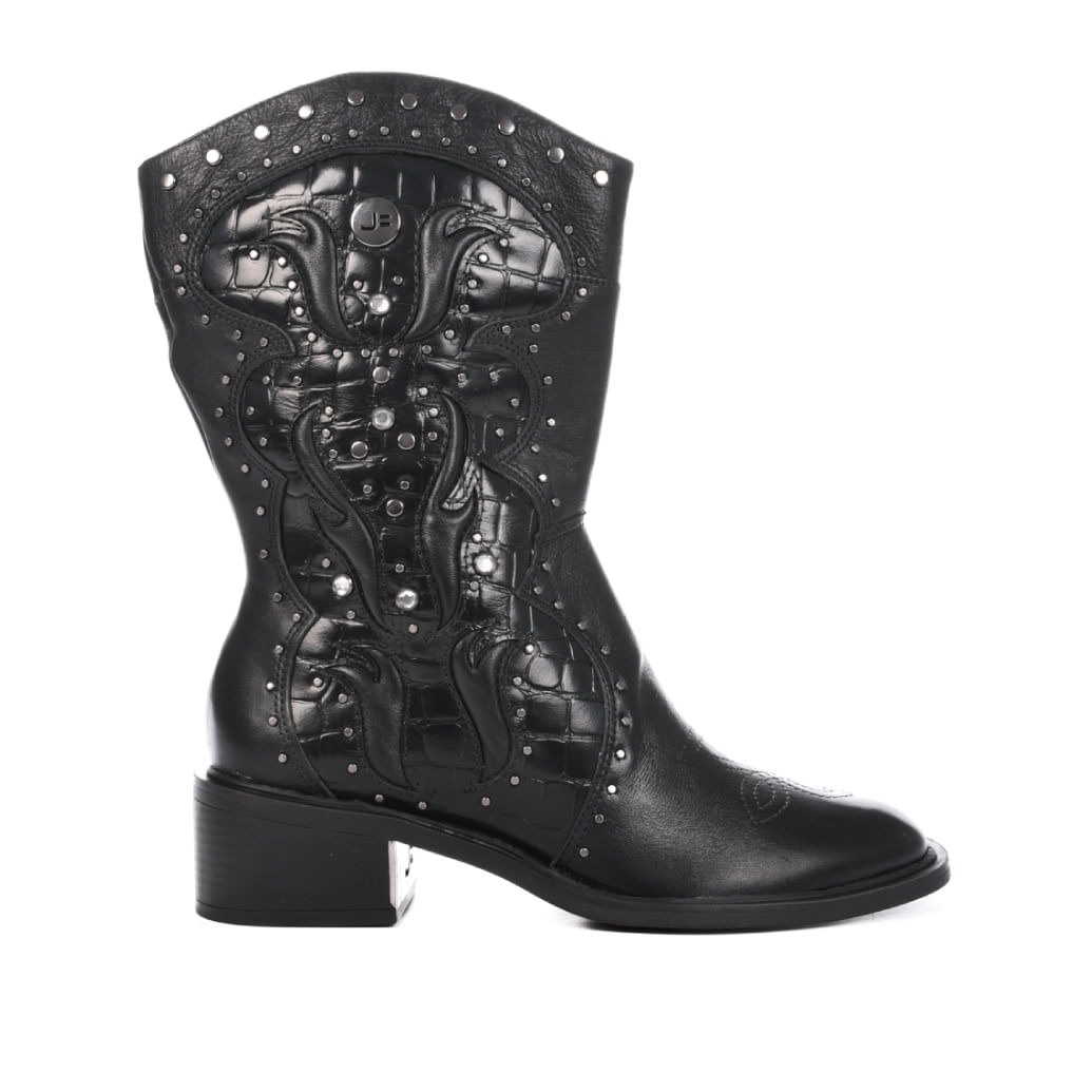 Bota Feminina Cano Bota Cano Curto Com Tachinhas Bota Cano Baixo Tachas Hotsell