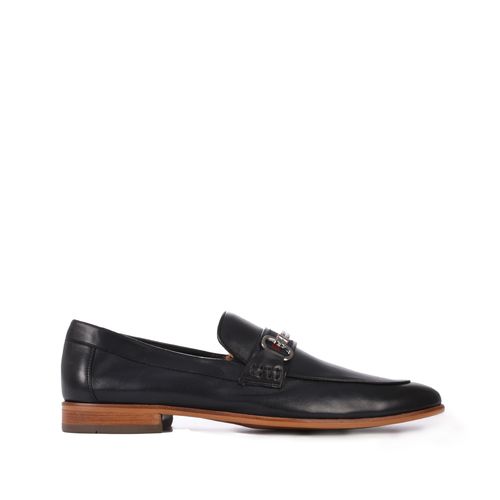 Loafer Masculino Marinho Bridão Couro