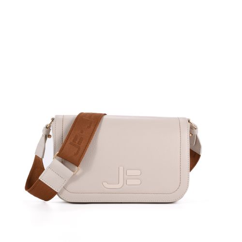 Bolsa Transversal Branco Blanc Couro JB