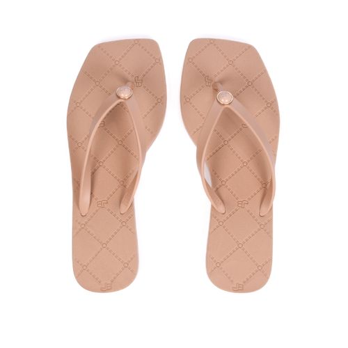 Flat Nude Quartzo Botão JB