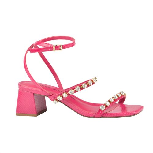 Sandália Magenta Strass