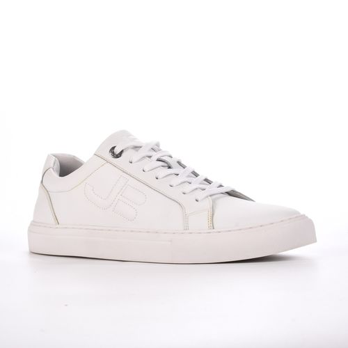 Tênis Masculino Branco Relevo JB Couro