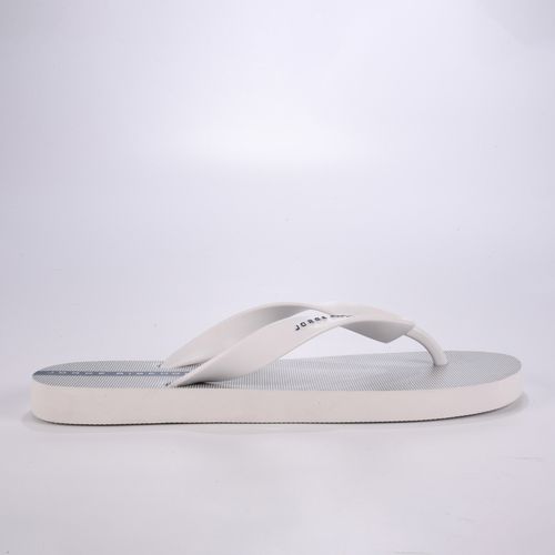 Flat Masculina Branco Cinza Quadriculada