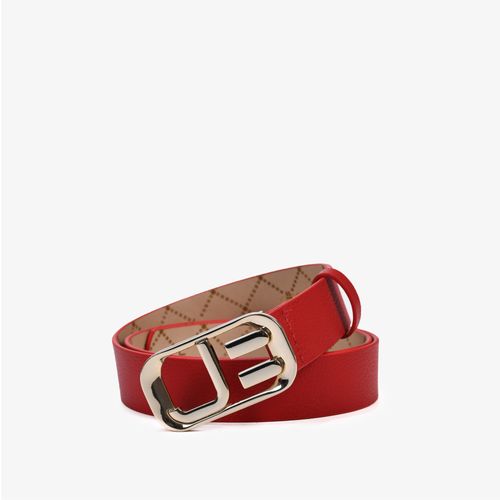 Cinto Vermelho Rubi Mandala Jb Couro