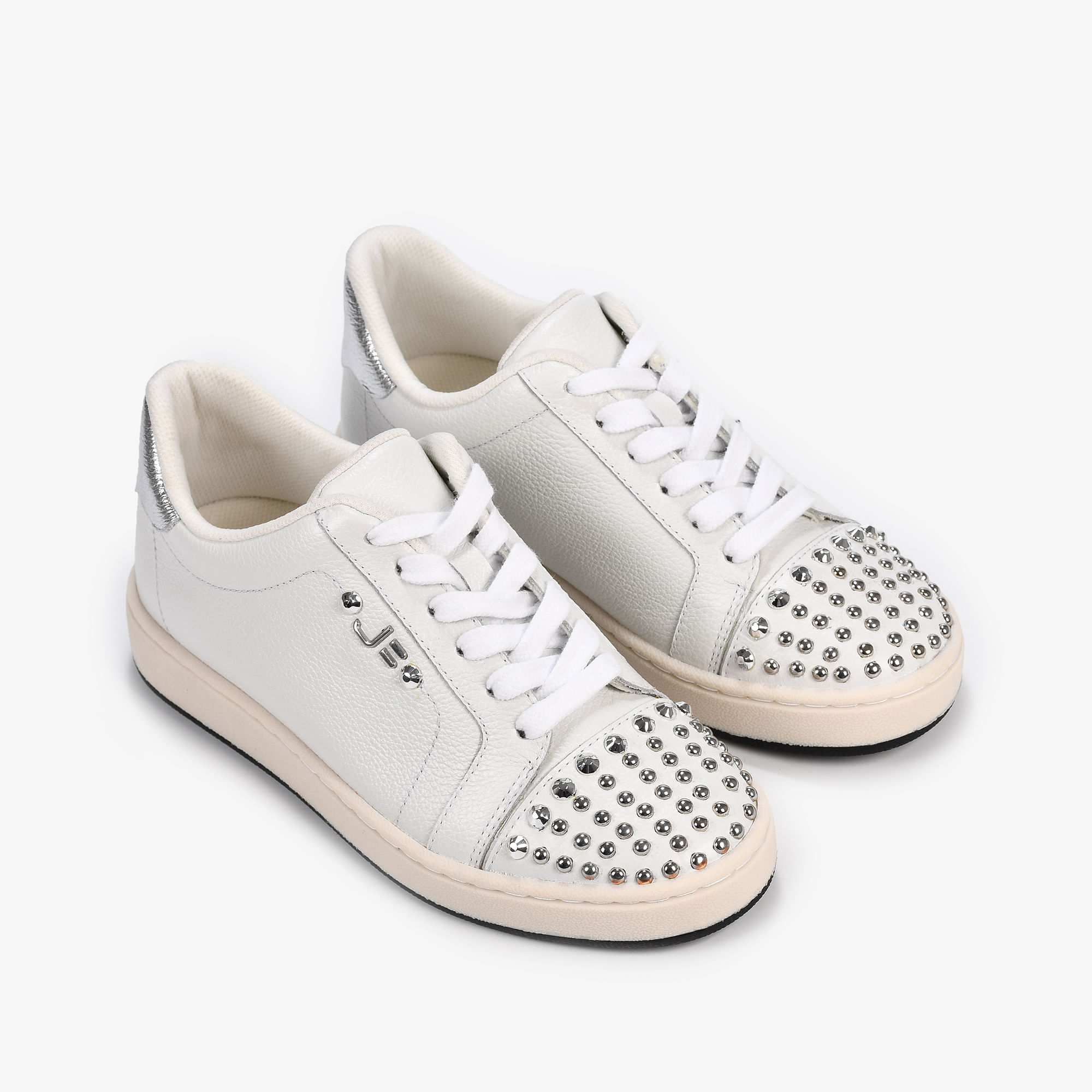 Tênis Branco TÃªnis Jorge Bischoff Feminino Couro Jorge Bischoff