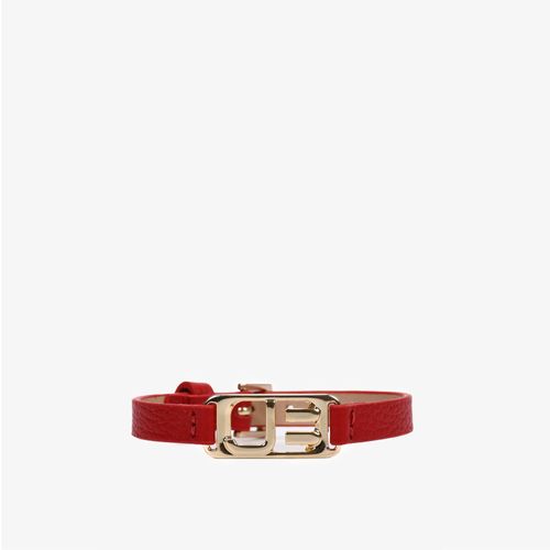 Pulseira Vermelho Rubi Mandala Jb Couro