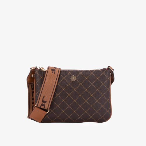 Bolsa Transversal Marrom Monograma JB