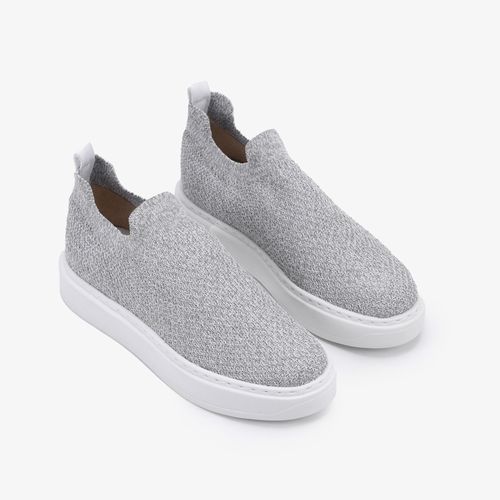 Tênis Cinza Knit