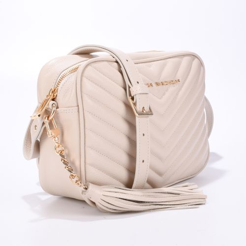 Bolsa Transversal Off White Brulée Barbicacho Couro