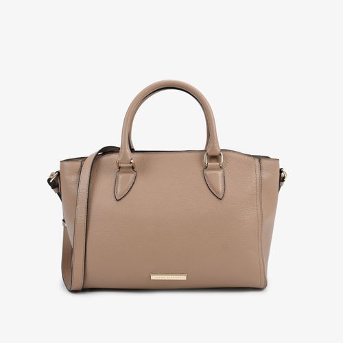 Bolsa Tote Nude Cappuccino Couro