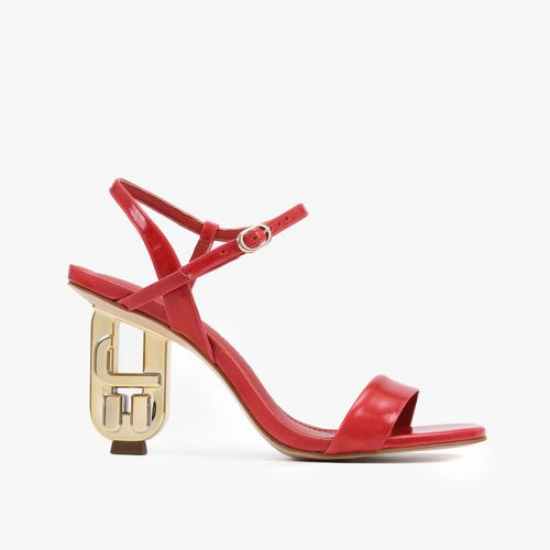 Sandália Vermelho Rubi Salto Exclusivo Jb Heel Couro