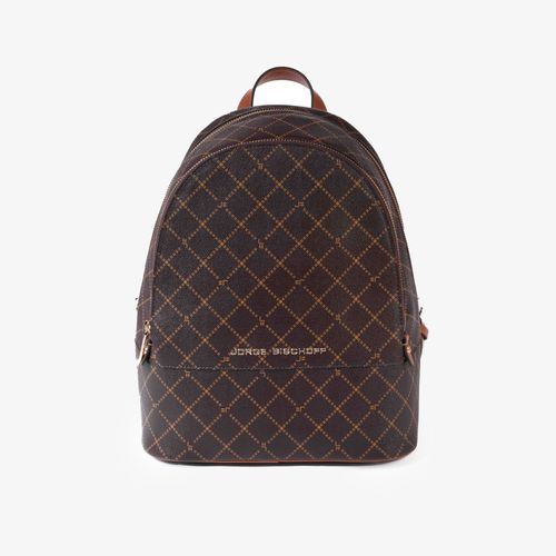 Mochila Monograma Jb Marrom
