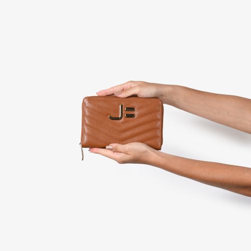 Bolsa Transversal Caramelo Couro Matelassê JB