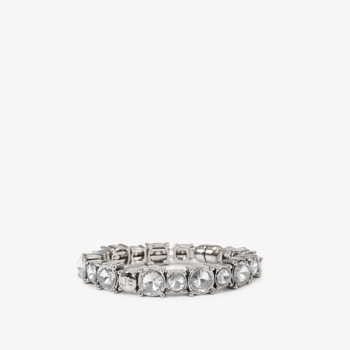 Pulseira Metal Prata Pedrarias Jb