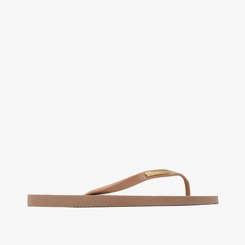 Flat Monograma Nude Seda