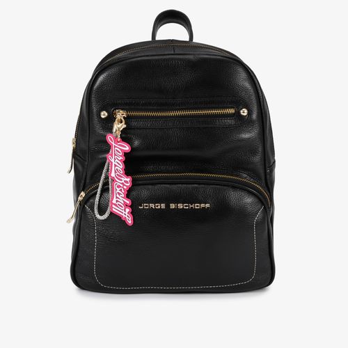 Mochila Preto Couro Express Yourself