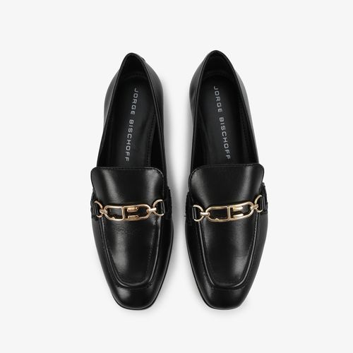 Loaferpreto  Bridão Salto Baixo Couro