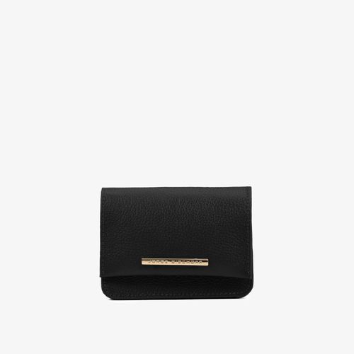 Carteira Preto Couro