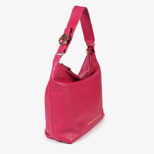 Bolsa Rosa Grande Mandala Couro
