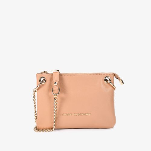 Bolsa Transversal Caramelo Claro Couro
