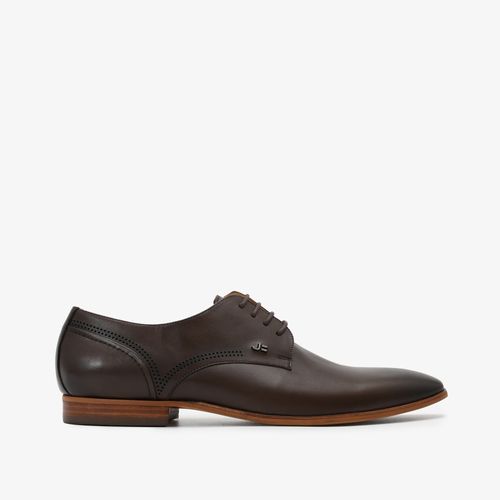 Sapato Social Marrom Bico Longo Couro