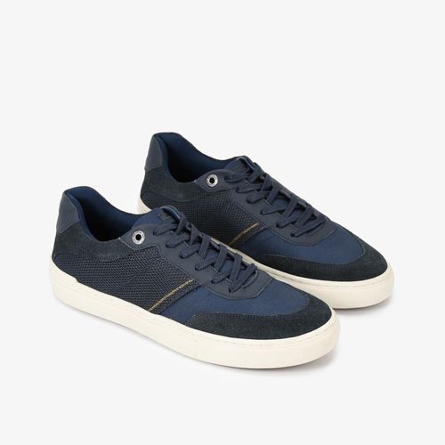 Tênis Masculino Casual Azul Marinho Tecido