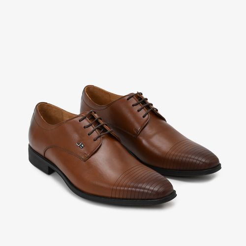 Sapato Masculino Social Marrom Caramelo Couro