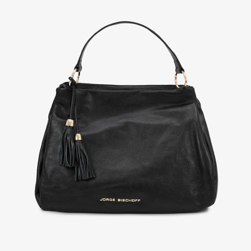Bolsa Tote Preto Couro Macio