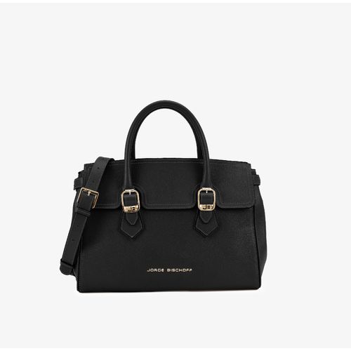 Bolsa Tote Grande Preto Couro
