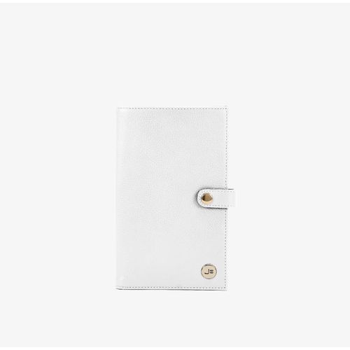Carteira Porta Celular Branco Blanc Couro Liso