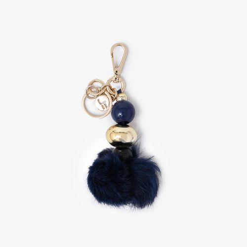 Bag Charm Azul Marinho  Pompom