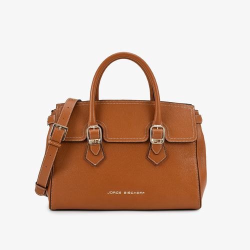 Bolsa Tote Grande Caramelo Anis Couro