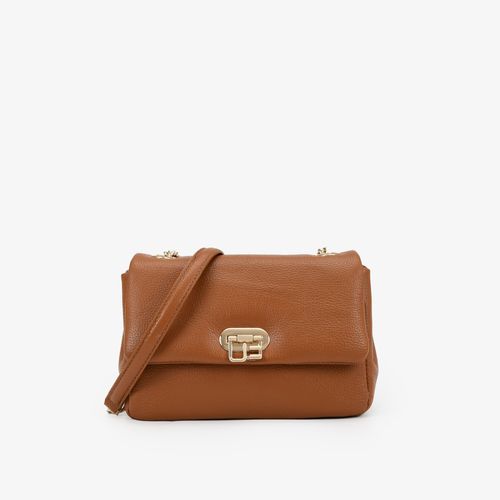Bolsa Transversal Caramelo Anis Couro