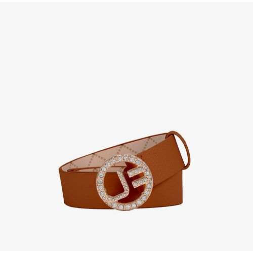 Cinto Caramelo Anis Mandala Cristais Couro