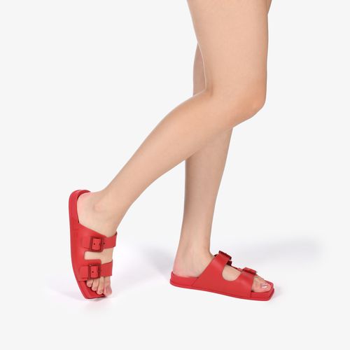 Slide Vermelho Rubi Tiras Jb