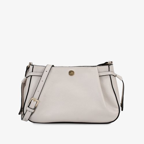 Bolsa Transversal Branco Blanc Couro