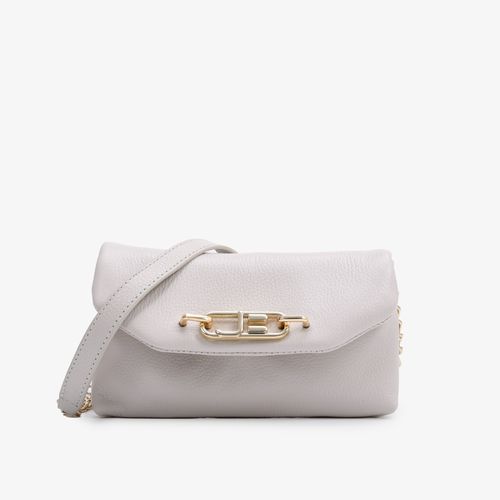Bolsa Transversal Branco Blanc Couro